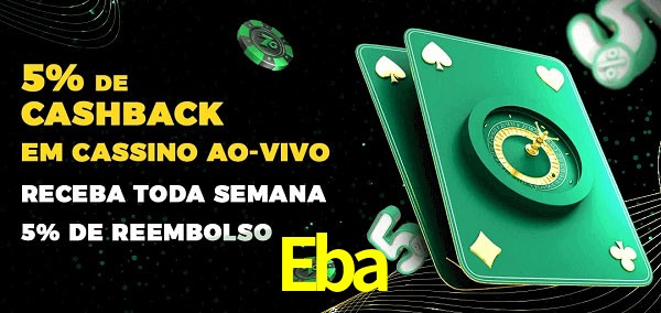Promoções do cassino ao Vivo Eba